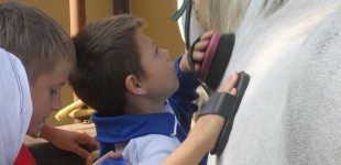 Mattinata a cavallo con i bimbi bielorussi